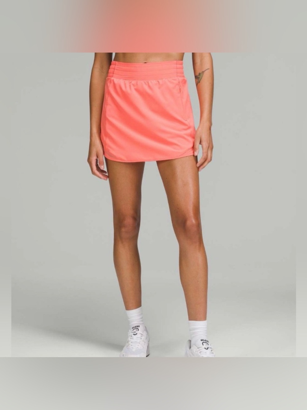 lululemon Hotty Hot HR Skirt size 8 Long in Raspberry Cream